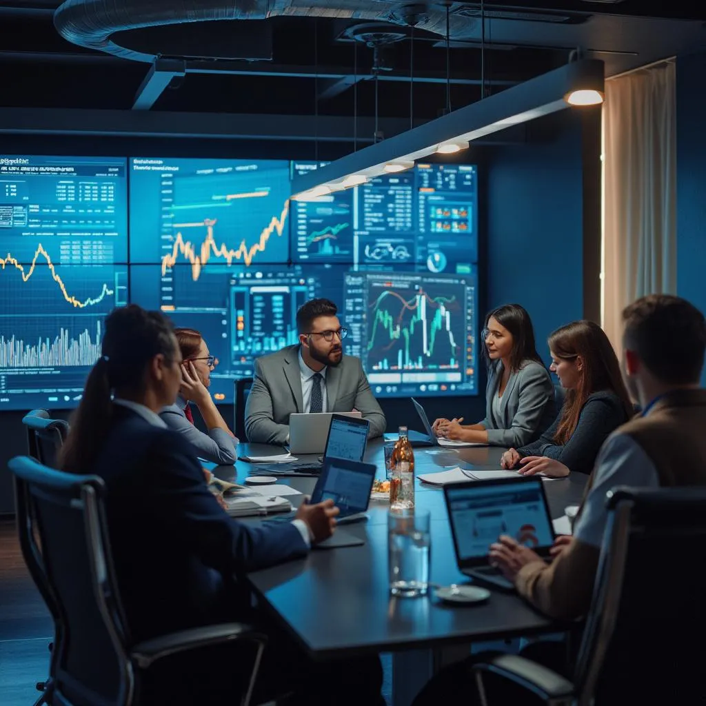Equipo de FinConsult en reunión estratégica
